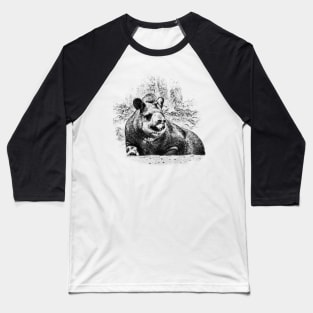 Smiling tapir Baseball T-Shirt